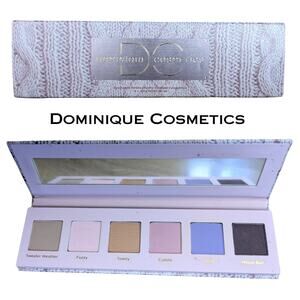 NEW Dominique Cosmetics Sweater Weather Eyeshadow Palette 6 Matte Shades Mirror